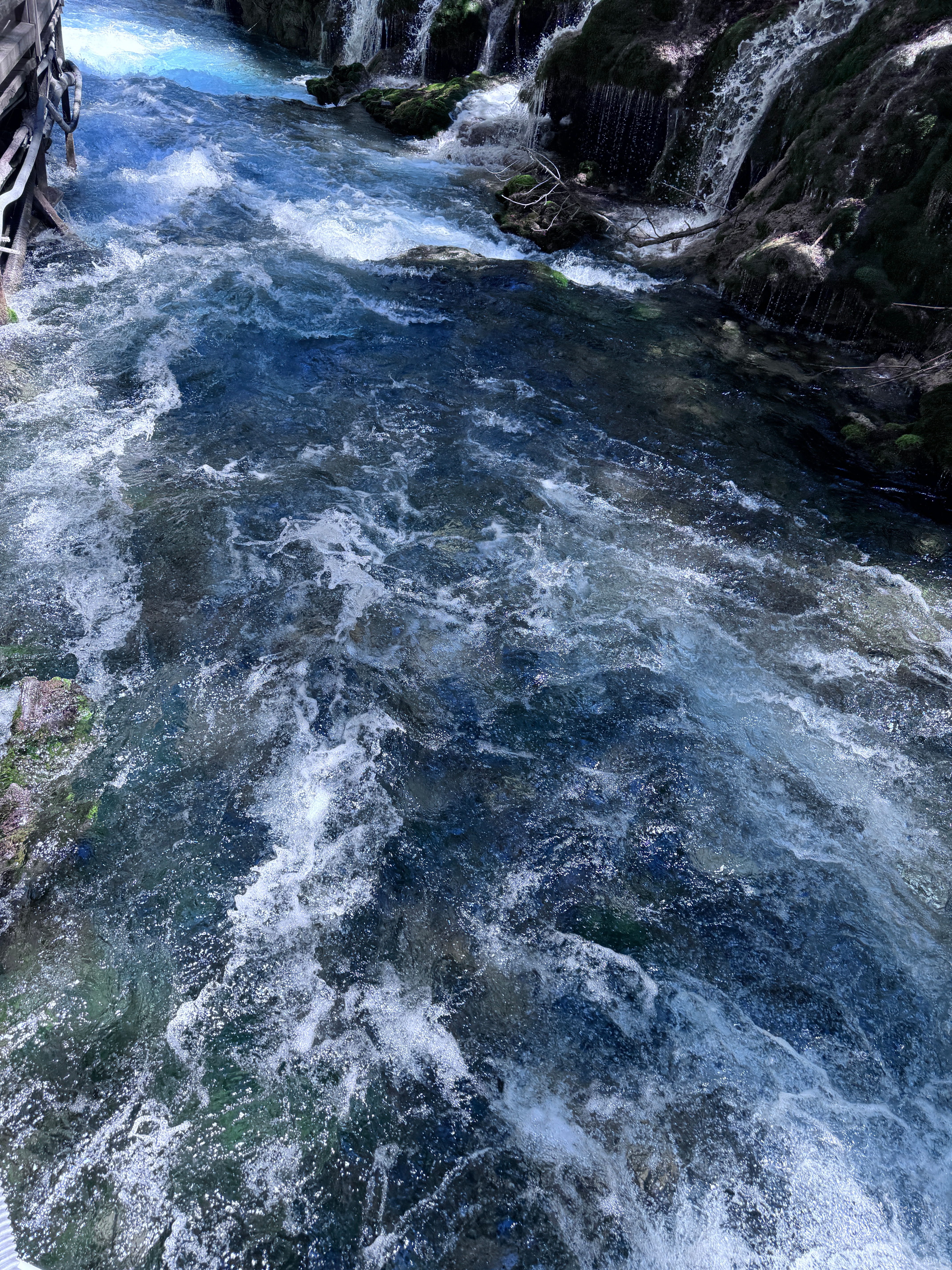 Mountain Stream Feeding Lake