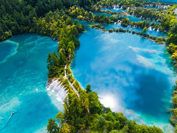 Walking route to Pearl Shoal Waterfall